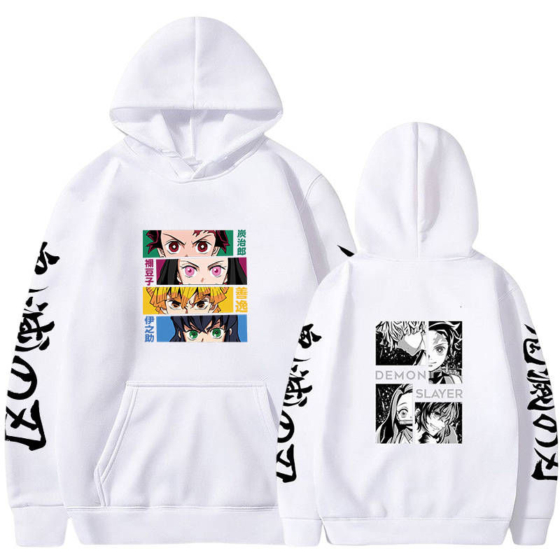 Men's Hoodies Sweatshirts Demon Slayer Anime Hoodie Pullovers Sweatshirts Harajuku Graphic Printed Tops Casual Hip Hop Streetwear 230829