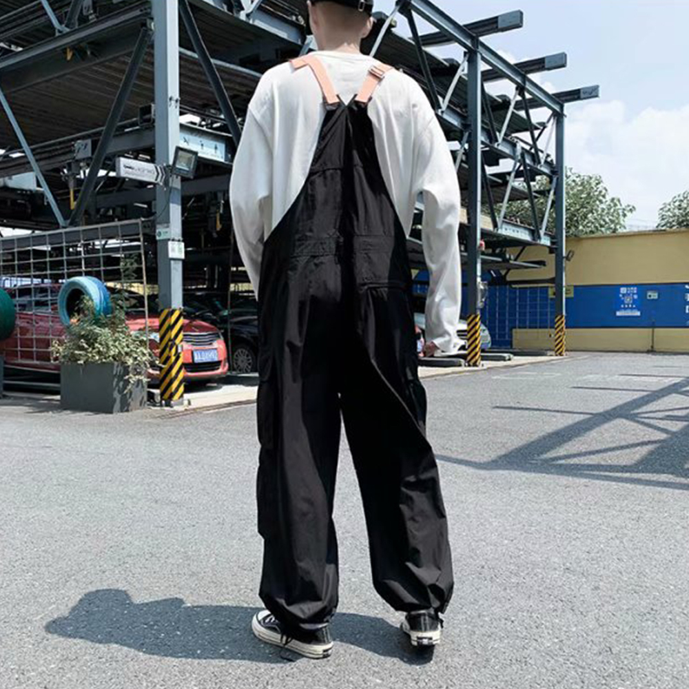 Men s Pants Vintage Overalls Mens Jumpsuit Cargo Trousers Baggy Bib Overall Techwear Retro Work 230828