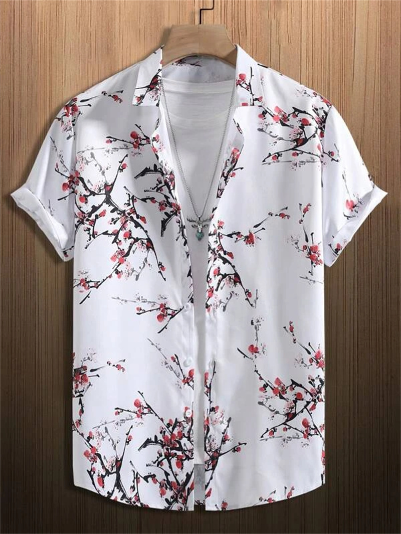 Men's Dress Shirts Hawaiian 3D Coconut Tree Top Summer Beach Casual Clothing Street Outdoor Party Shirt Loose Breathable 230828