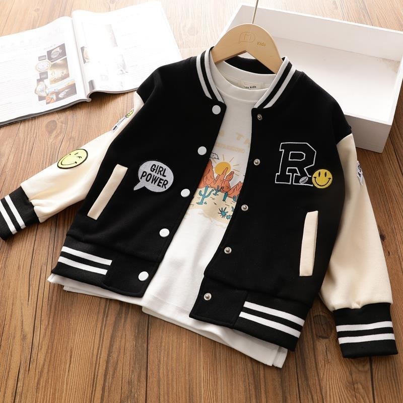 Jackets 2023 Girls Baseball For 5 14 Years Old Teens Clothes Teenage Sports Outerwear Coat Spring Fashion Jacket 230828