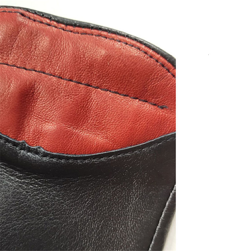 Mittens 2023 Half Palm Glove Street Fashion Driving Gloves Genuine Real Goat Leather Short 230828