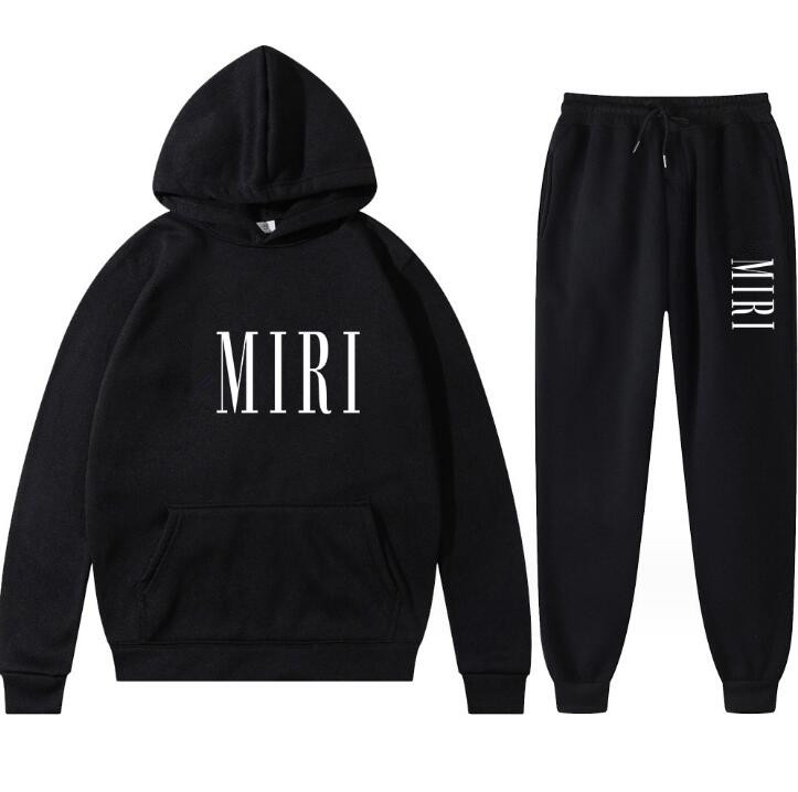 Mens tracksuits hoodie fashion American two-piece with women sports jacket running fitness coat jogging suits men sportswear