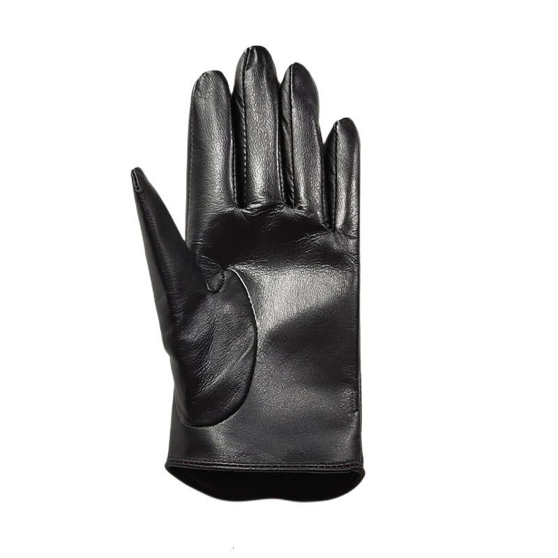 Mittens 2023 Half Palm Glove Street Fashion Driving Gloves Genuine Real Goat Leather Short 230828