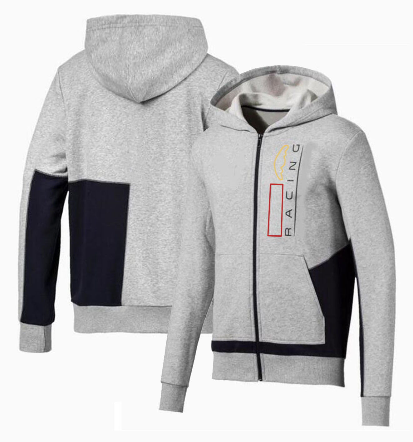 2023 F1 Hoodie Formula 1 Racing Suit Hoodies Driver Zipper Sweatshirt Casual Car Windproof Jacket Outdoor Motocross Jersey free shipping