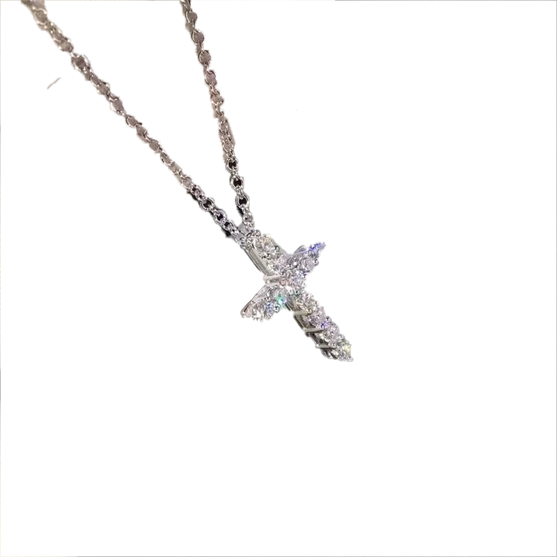 Handmade 100% 925 Sterling Silver Pendant Diamond Cz Engagement Wedding Pendants Necklaces for women Bridal Party Jewelry