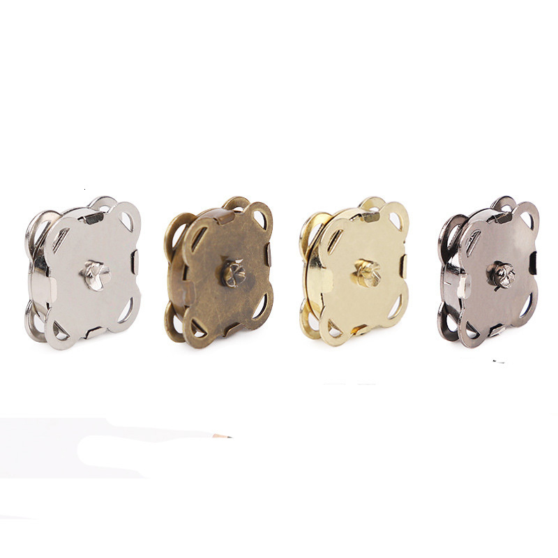 Shoe Parts Accessories 5set Metal Magnetic Snap Fasteners Clasps Buttons Handbag Purse Wallet Craft Bags Parts Accessories 10mm 14mm 18mm Pick Colors 