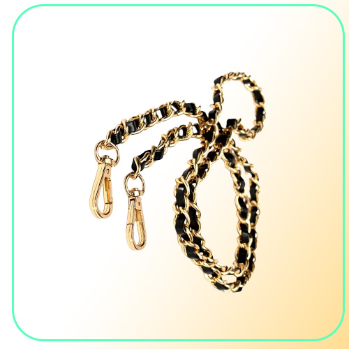 Bag Parts Accessories Chain Purse Crossbody Handbag Shoulder Strap Replacement Light Gold Black120cm1