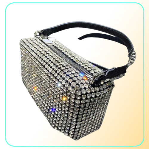 Luxury Bag Women Diamond Hobobag Handbag Tote Shoulder Cross Body Shiny Rhinestone Bag Purse Ladies Clutch