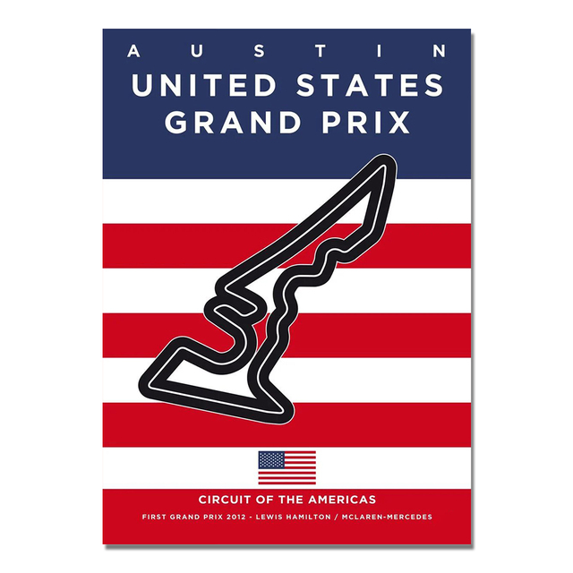 Classic Grand Track Edition Posters Race Car Circuit Canvas Painting Print Club Decoration Living Room Boys Bedroom Home Decor No Frame Wo6