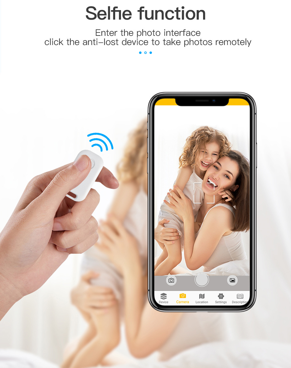 Mini GPS Locator Remote Shutter Anti-lost Tag GPS Key Finder Bluetooth Mobile Phone Wallet Bags Pet GPS Tracker