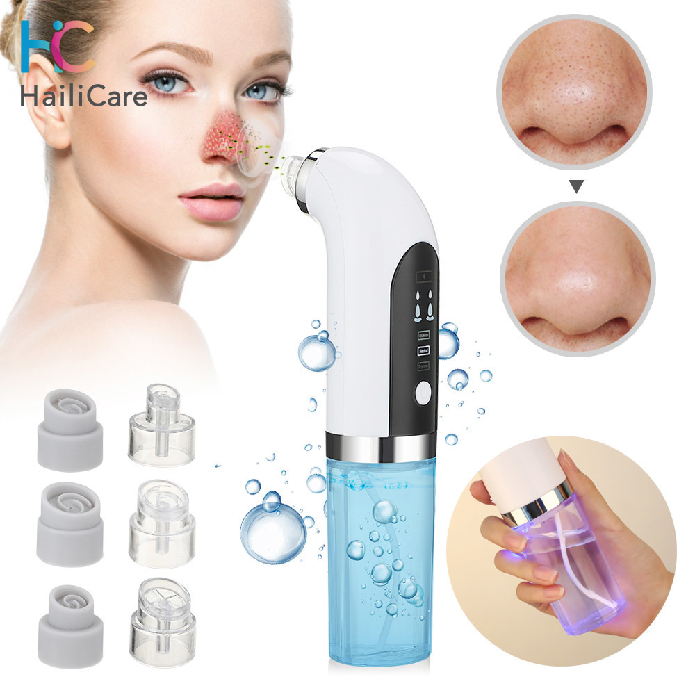 Cleaning Tools Accessories Electric Small Bubble Blackhead Remover USB Water Cycle Pore Pimple Removal Vacuum Suction Nose Cleaner Tool 230829