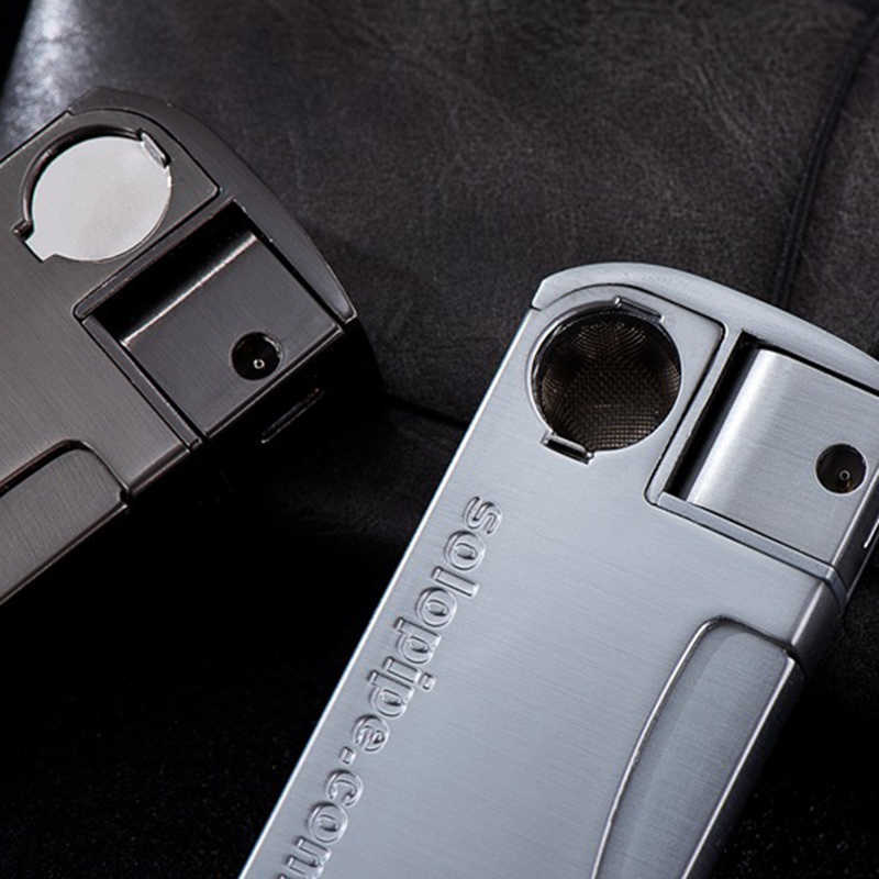 Metal Butane No Gas Filled Flame Lighter, Unusual Cigarette Accessories, High End, Men's Gift, Brand New, Wholesale 188I W260202