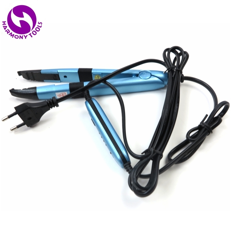 Connectors Gift 1 Piece Adjustable Temperature Pre Bonded Keratin Hair Extension Tools Mini Heat Iron Hair Connector 230830