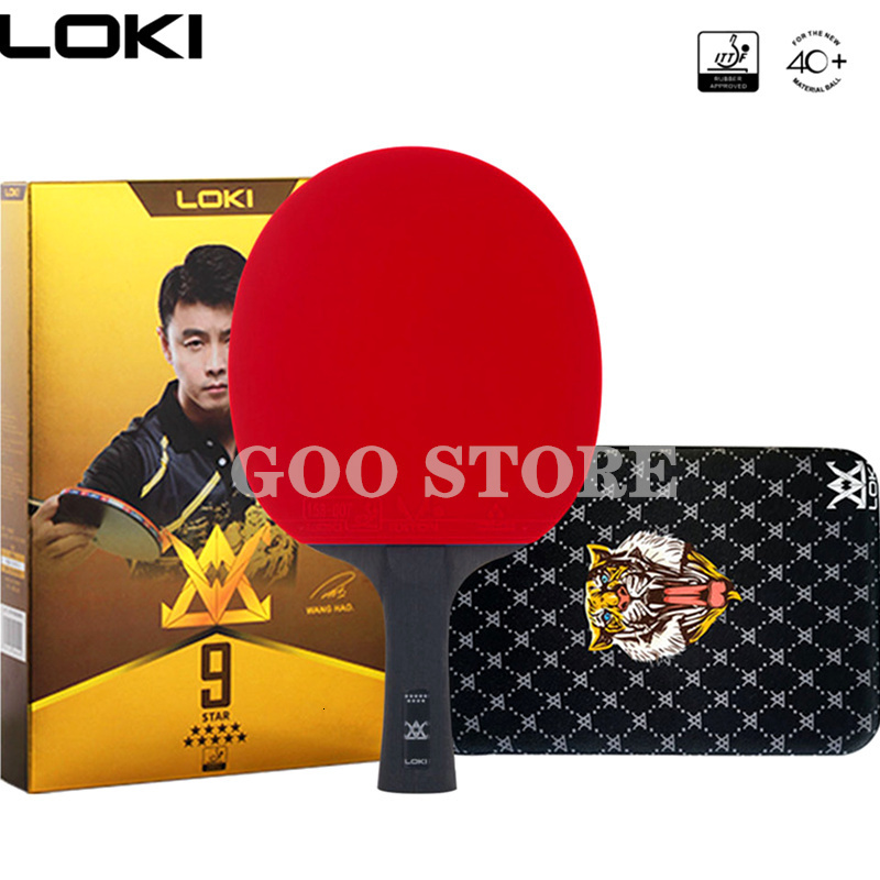 Table Tennis Raquets LOKI E9 Star 7 star 6star 5star 4 3 2 Carbon Racket Blade Ping Pong Bat Competition Paddle 230829