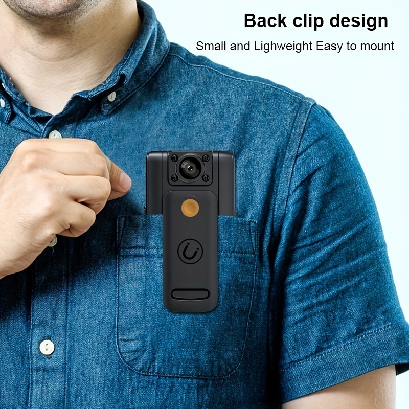 Mini Cameras 2k Body Camera with Screen Wifi Cam Night Vision App Control 4 5Hours Record for Law Enforcement Meeting Outdoor 230830