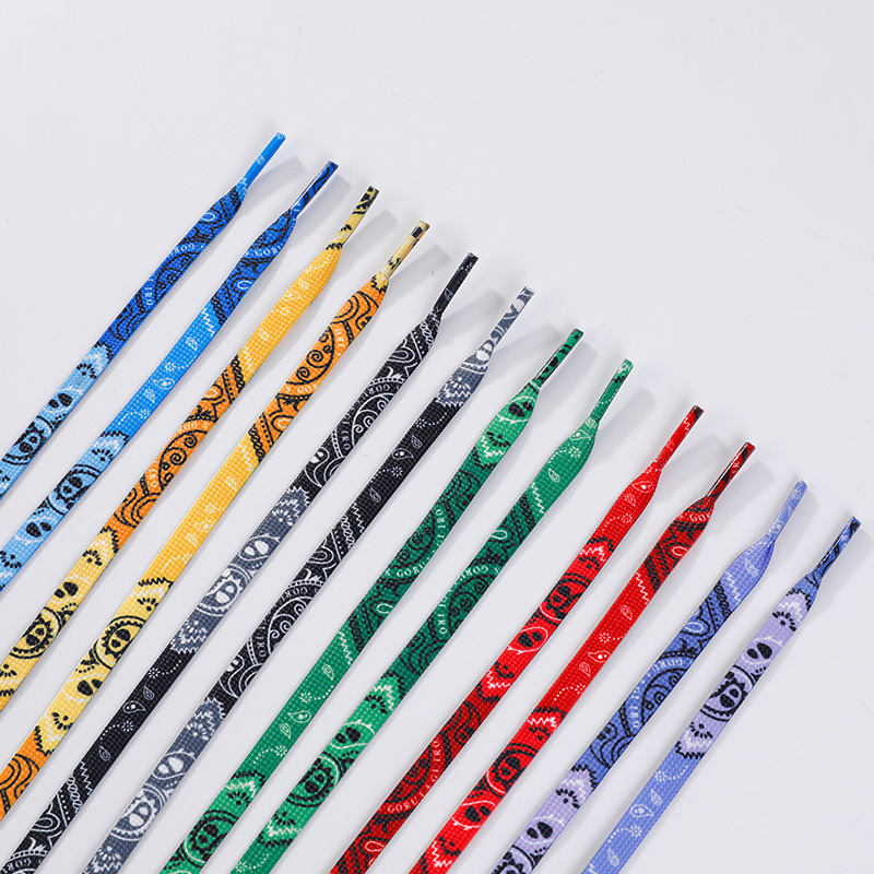 Shoe Parts Accessories 6 color Fashion Colorful Shoelaces Creative Unisex Flat Canvas Sneakers AF1 Flat Shoes Laces Shoes Strings offwho lace 12014016