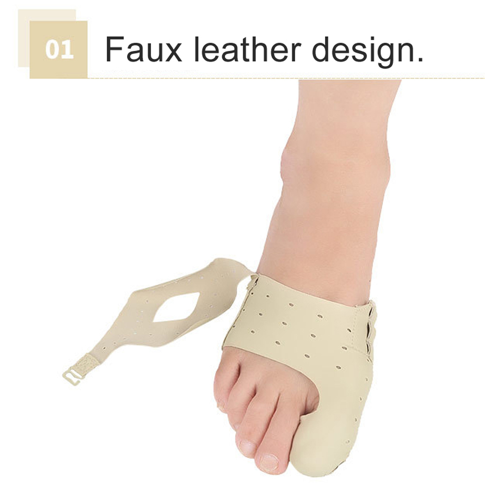 Shoe Parts Accessories EiD Leather Orthopedic Toes Correction Insoles for Hallux Valgus Foot Corrector Bunion Pads Shoes Pad Big Bone Ort ics Insole 2