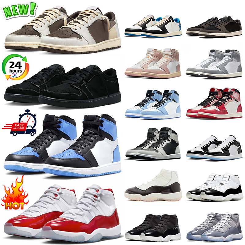 jumpman 1 mens basketball shoes cherry 11s cool grey 11 men women sport tainers 1s Washed Heritage Olive Reverse Mocha Phantom j1 j11 outdoor sneakers