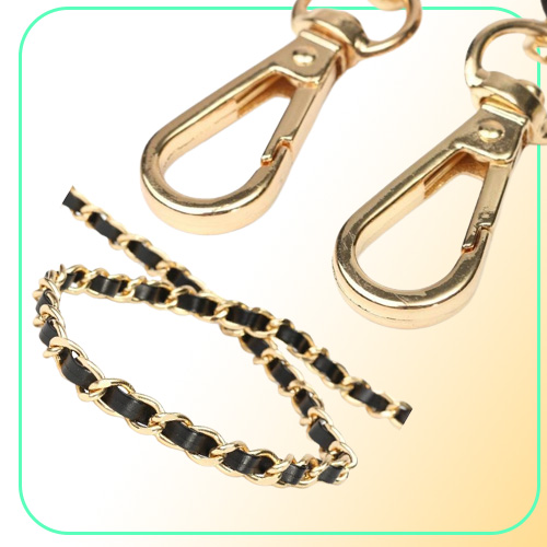 Bag Parts Accessories Chain Purse Crossbody Handbag Shoulder Strap Replacement Light Gold Black120cm1