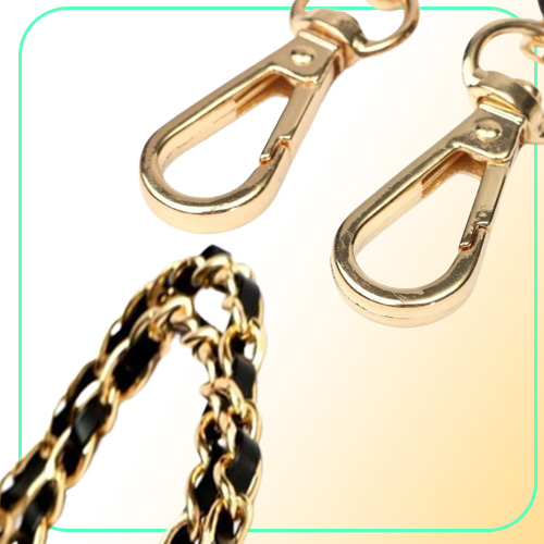Bag Parts Accessories Chain Purse Crossbody Handbag Shoulder Strap Replacement Light Gold Black120cm1
