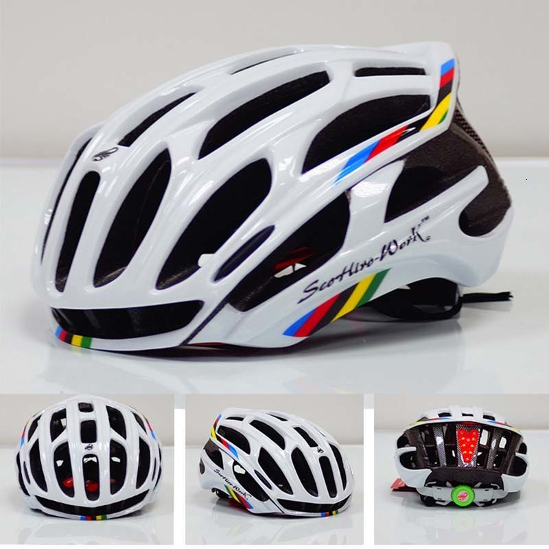 Cycling Helmets Bicycle Helmet LED Light Men Women MTB Road Bike Safety Helmets EPS Ultralight Cycling Head Protect Capaceta Da Bicicleta BC0078 23082