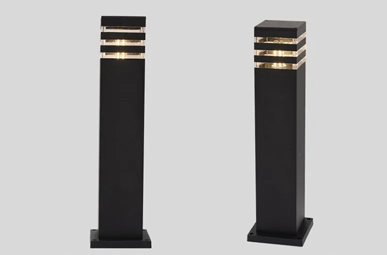waterproof modern square garden park LED Lawn Lamps lights 110V 120V lawn post light outdoor LLFA LL