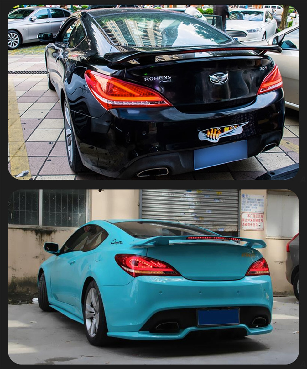 LED Car Rear Lamp Assembly for Hyundai Rohens Coupe 2009-2012 Brake Reverse Taillight LED DRL Signal Lights