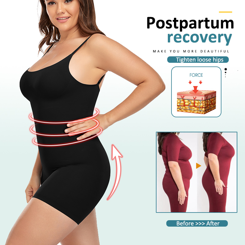 Waist Tummy Shaper Full Body Shaper Fajas Colombianas Seamless Women Bodysuit Slimming Waist Trainer Shapewear Push Up Butt Lifter Corset 230829