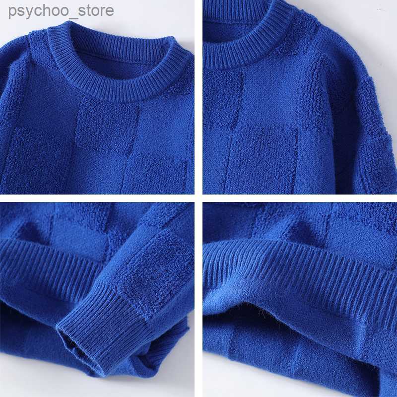 Huncher Mens Knitted Sweater Men 2022 Winter Thick Fluffy Casual Oversized Vintage Jumper Male Korean Fashion Crewneck Sweaters Q230830