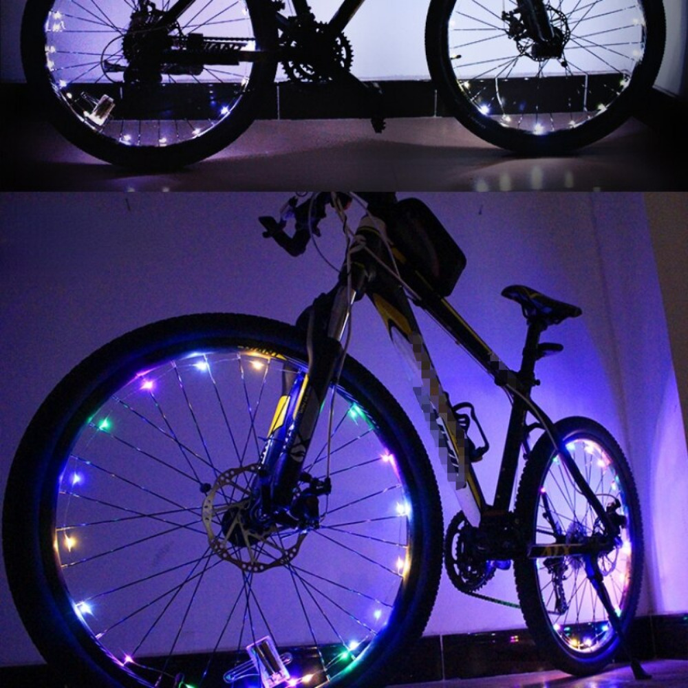 Bike Lights Bicycle Wheel Mountain Frame Decoration Spoke Night Riding 230830