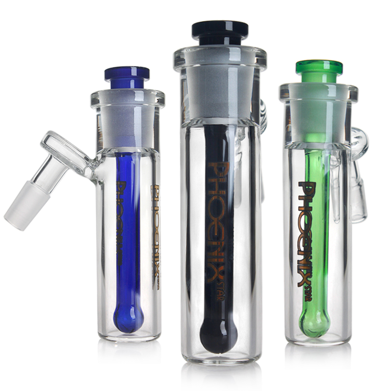 Glass Bong Ash Catchers 14mm 18mm Hookah Thick Pyrex Clear Bubbler Smoking Catcher 45 90 Degree Ashcatcher Water Pipes Smoking Accessories