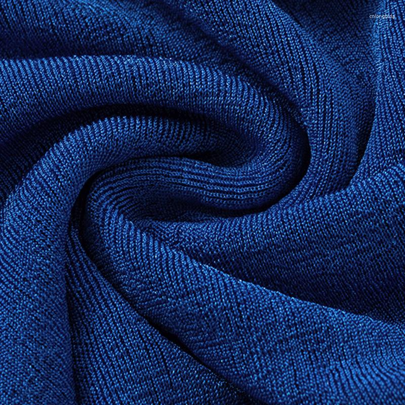 Women's T Shirts Sexy Blue Bodysuit Asymmetrical Cut Out Long Sleeve Tops For Women Fashion Fitted Spring
