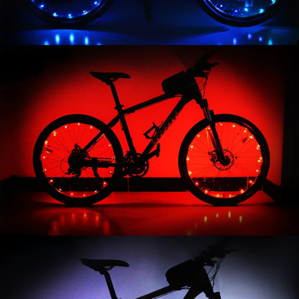 Bike Lights Bicycle Wheel Mountain Frame Decoration Spoke Night Riding 230830