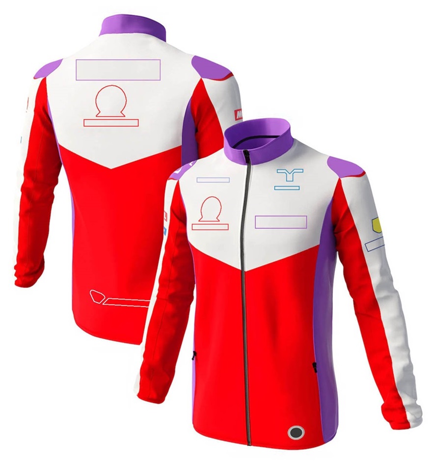 Moto Racing Team 2023 Softshell New Motocross Full Zip Windbreaker Autumn Winter Motorcycle Warm Windproof Jacket free shipping