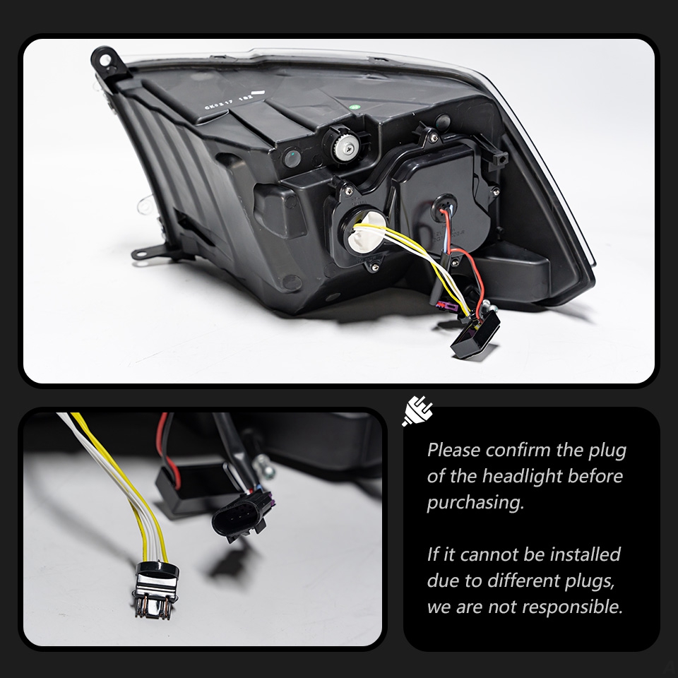 Car Styling Head Lamp for Dodge Ram Headlights 2009-20 18 Ram1500 2500 LED Headlight Projector 3 Lens