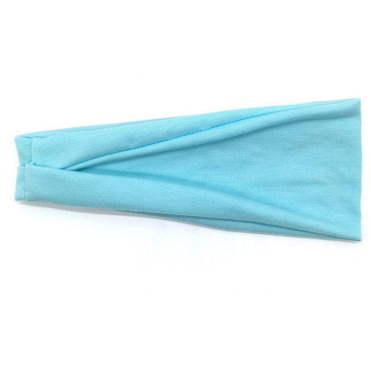Breathable Cotton Yoga Headband for Women Men Sport Sweatband Headwrap Trail Head Women Ponytail Headbands Moisture Wicking Ear Band Wholesale Price