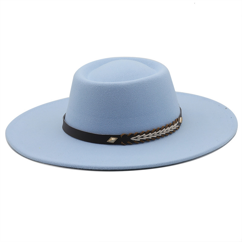 Wide Brim Hats Bucket Fedora for Women 95cm Dress Men Cap Felted Hat Panama Church Wedding classic Band Sombreros De Mujer 230829