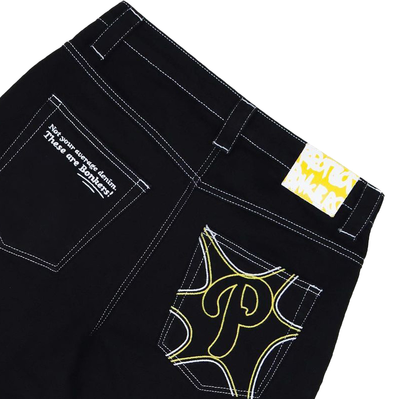 Men's Jeans Y2k Jeans Hip Hop Harajuku Goth Baggy Denim Pants Men Women Fashion Casual All Match Loose Wide Leg Trousers Streetwear 230829