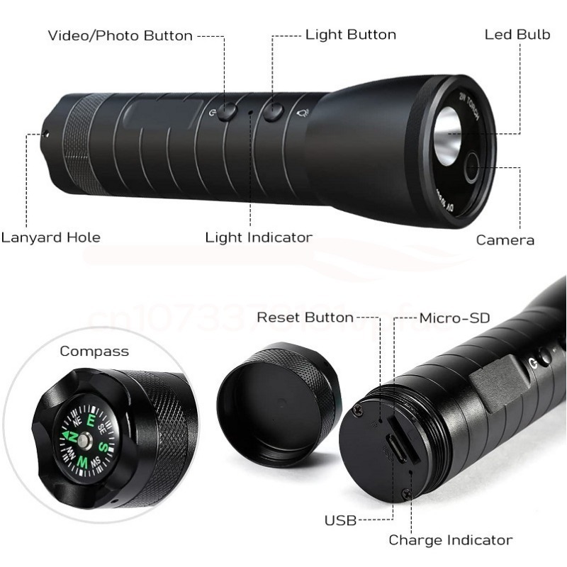 Mini Cameras 1080P Action Camera Motorcycles Bike Audio Video Recorder Sports DV Helmet Strong Light Flashlight Camorder Waterproof Body Cam 230830