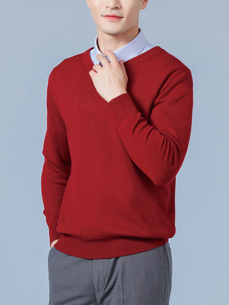 Men s Sweaters Cashmere Sweater Men Pullover Autumn Winter V Neck Soft Warm Jumper Knitted 230830