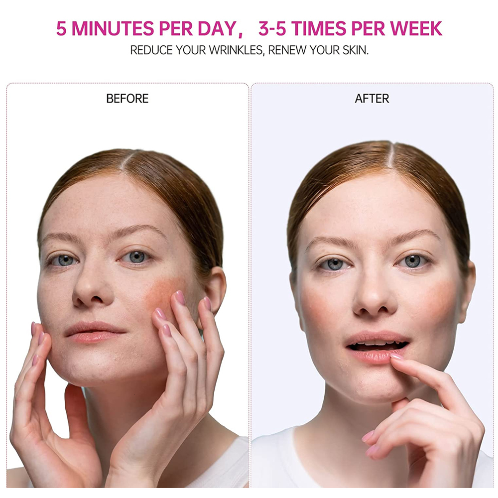 Face Care Devices Upgraded Therapeutic Warmth Face Massage Red LED Light 4-in-1 Skincare Tool Wand Reduce Wrinkles Aging Face Care Tools 230829