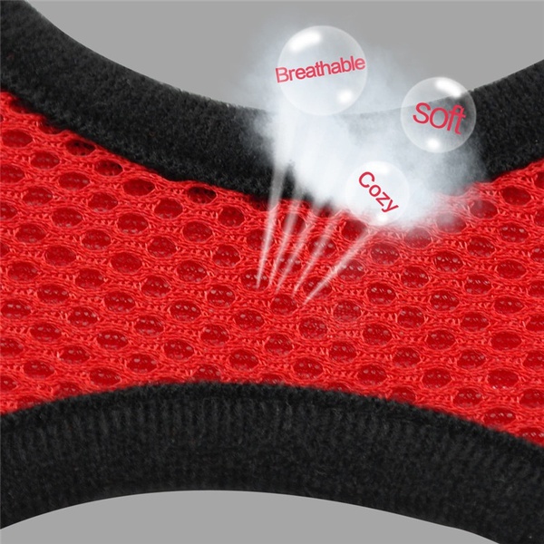 YUEXUAN Cat Dog Harness with Collar Lead Leash Pet Adjustable Vest Polyester Mesh Breathable Harness Easy Control Reflective for Small Dog Cat accesso
