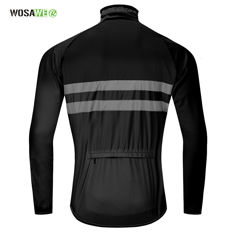 Cycling Jackets Waterproof Rainproof Cycling Jacket Men Women Reflective Safe Vest Running Riding Wind Coat Bicycle Raincoat Bike Rain Jacket 230829