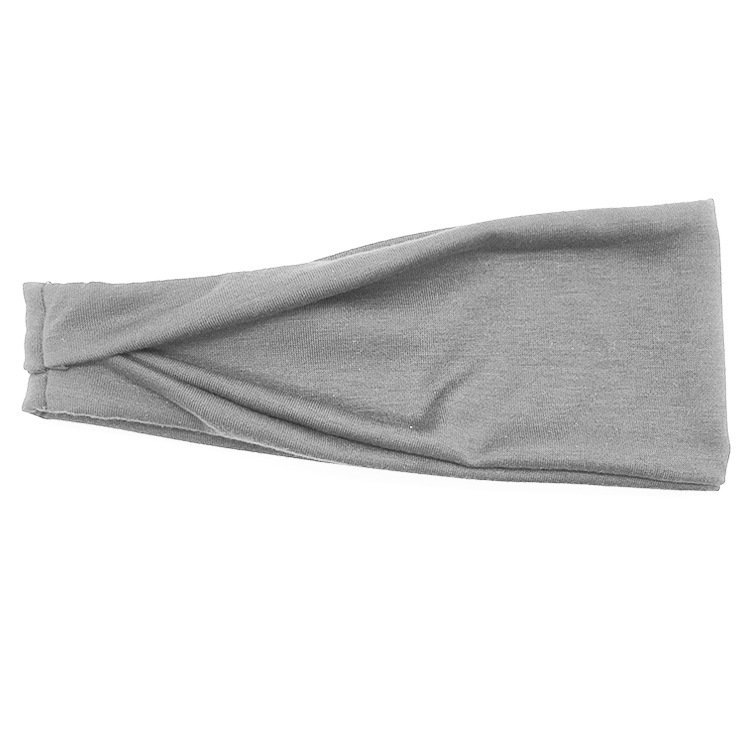 Breathable Cotton Yoga Headband for Women Men Sport Sweatband Headwrap Trail Head Women Ponytail Headbands Moisture Wicking Ear Band Wholesale Price
