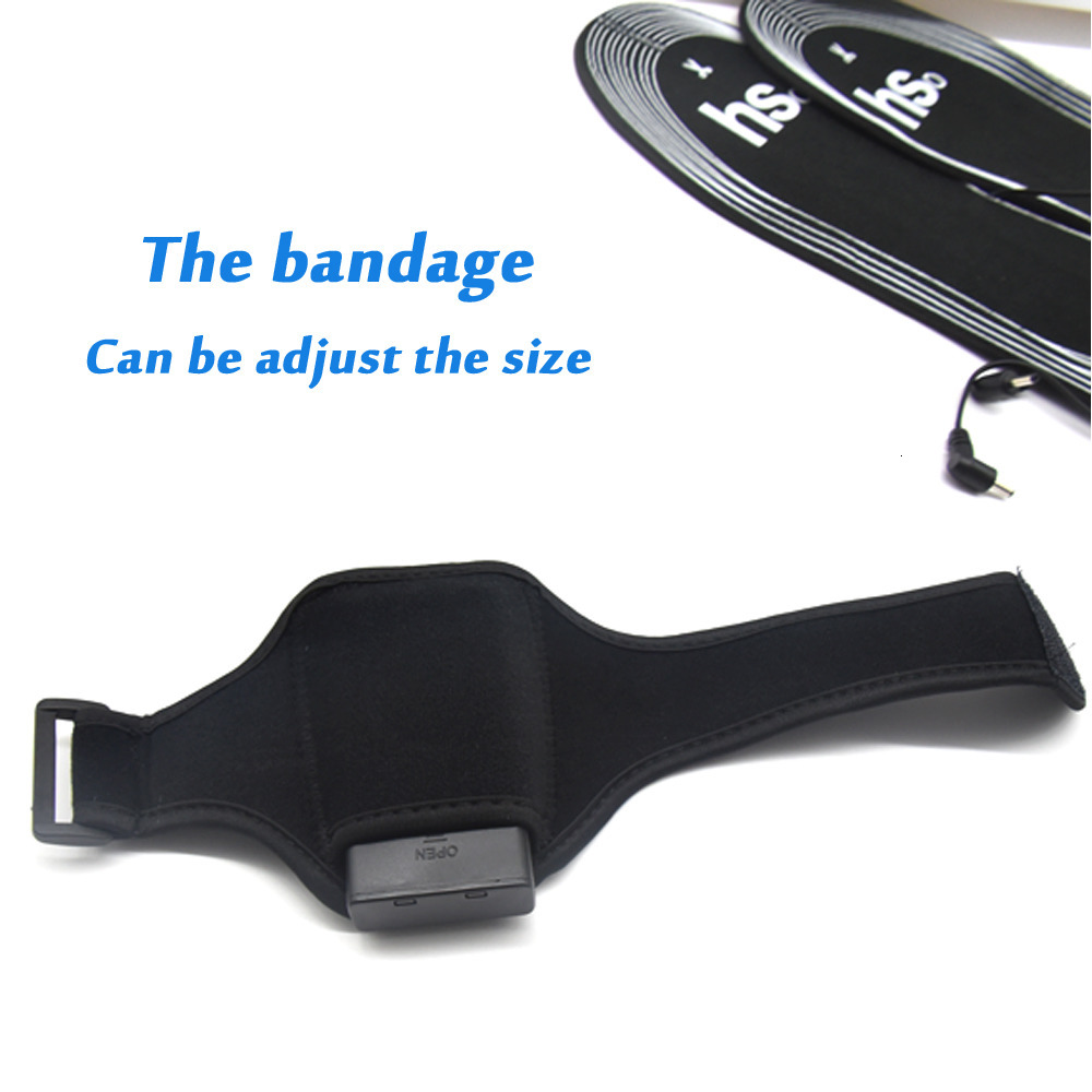 Shoe Parts Accessories Winter Heated Insoles Electric Battery Heating Warm Shoes Inserts Free Cut Carbon Fiber Foot Pads Thermal Heater Insoels 230830