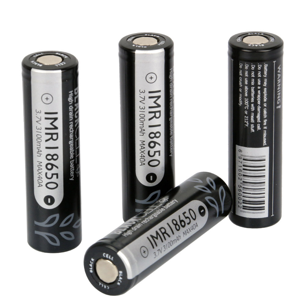 Original BlackCell IMR 18650 Battery 3100mAh 3000mAh 3500mAh IMR18650 Lithium Batteries Authentic