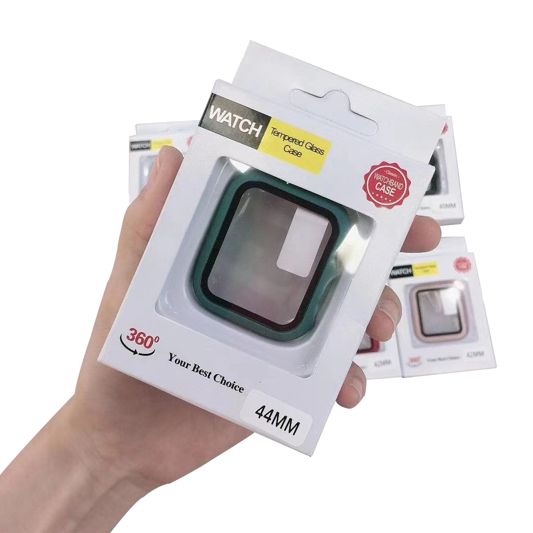 Watch Cover +Tempered Glass Screen Films For Apple Case 46mm 49mm 44mm 40mm 41mm 42mm 38mm 49mm Ultra Bumper+Screen Protector For iwatch 10 9 8 7 6 5 4 3With Retail Packing