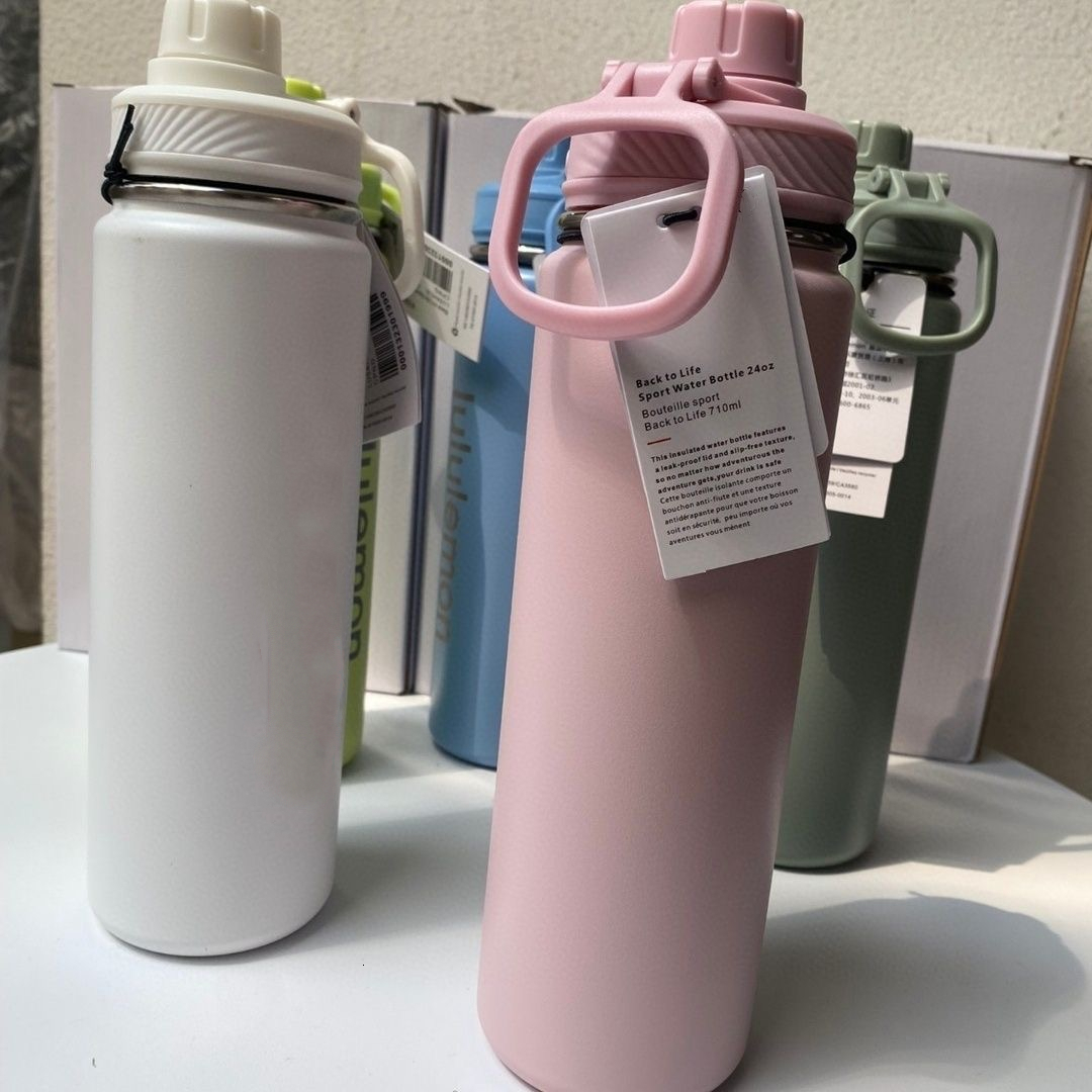 Water Bottles 700ml Insulated Cup Sports Bottle Stainless Steel Pure Vacuum Portable Leakproof Outdoor 230829 7e