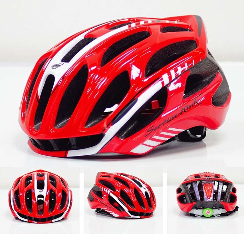 Cycling Helmets Bicycle Helmet LED Light Men Women MTB Road Bike Safety Helmets EPS Ultralight Cycling Head Protect Capaceta Da Bicicleta BC0078 23082