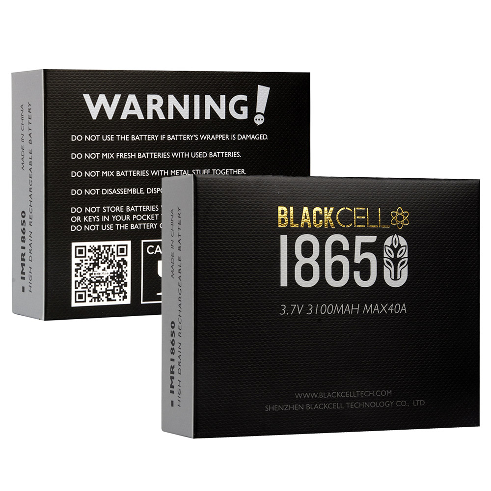 Original BlackCell IMR 18650 Battery 3100mAh 3000mAh 3500mAh 40A 3.7V IMR18650 Lithium Batteries Authentic